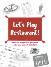 Let's Play Restaurant Pretend Play Book
